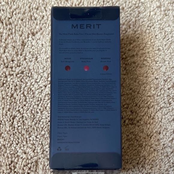 MERIT MINI BLUSH BALM CREAM BLUSH TRIO SET-NEW - Picture 5 of 6